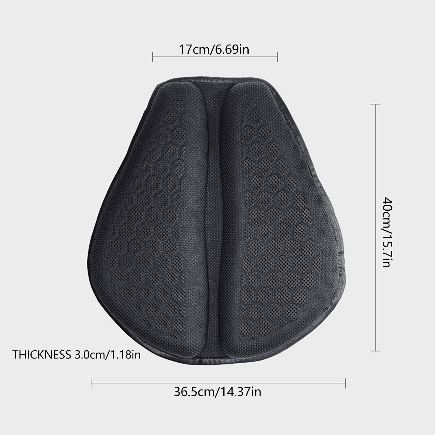 Seat cushion for motorcycle