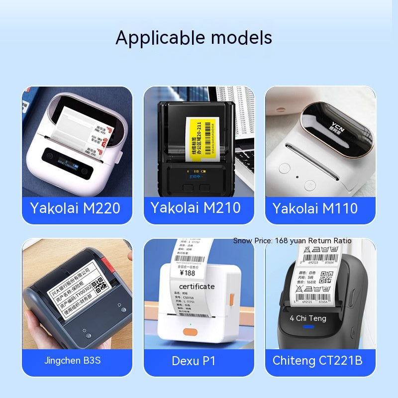 Thermal label sticker paper