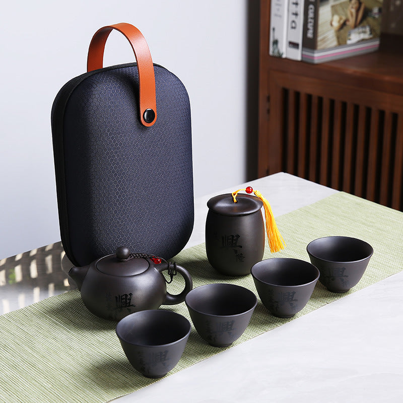 Portable tea set for travel