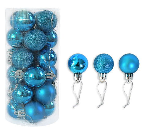 Christmas decoration balls shiny matte