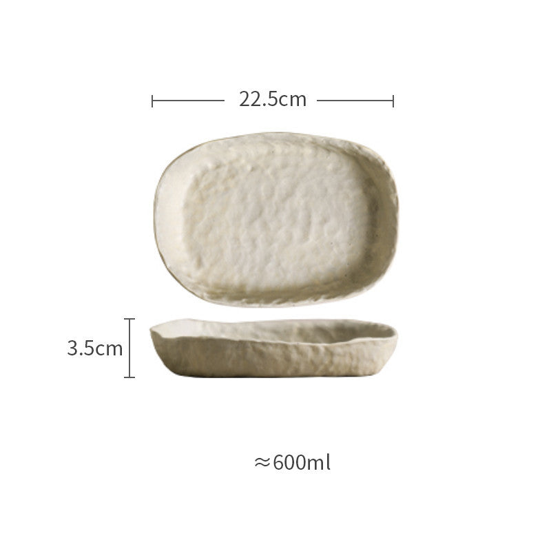 Japanese hand-kneaded tableware set