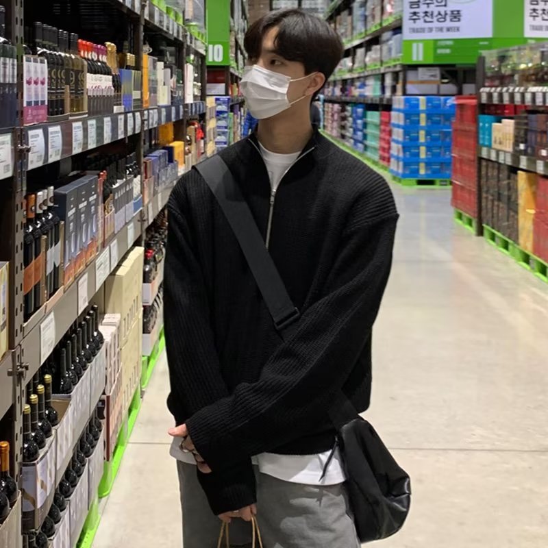 Men cardigan sweater