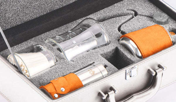 Portable coffee hand brew pot for travel