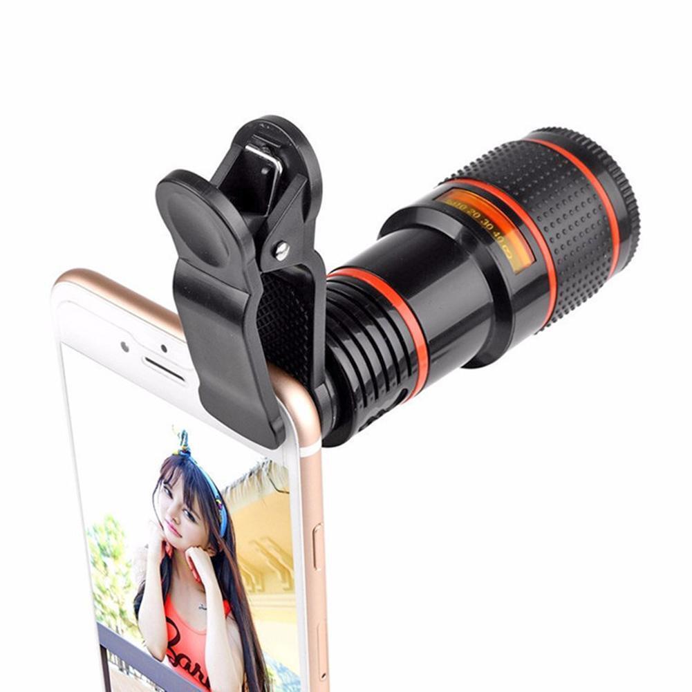 Telescope camera lens for cell phone