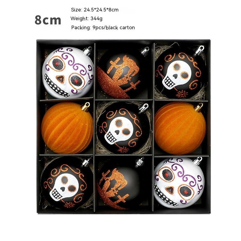 Halloween tree balls set