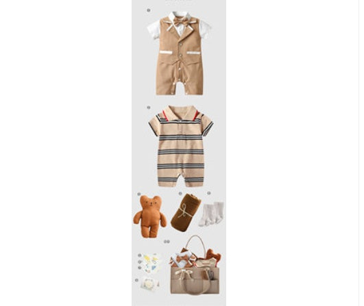 Newborn baby boy gift set
