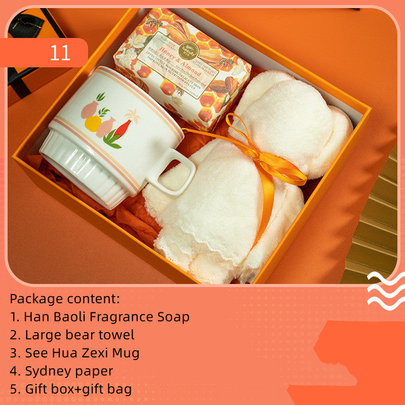 Relaxing spa tea set