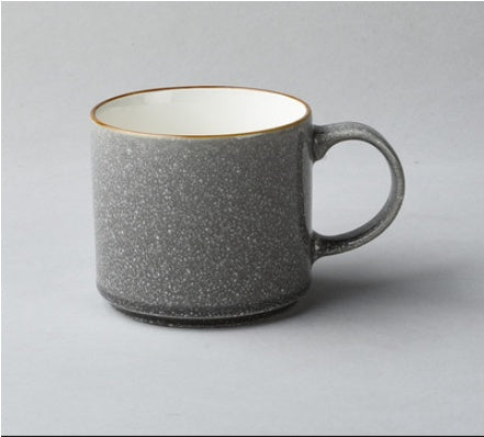 Vintage breakfast ceramic mug