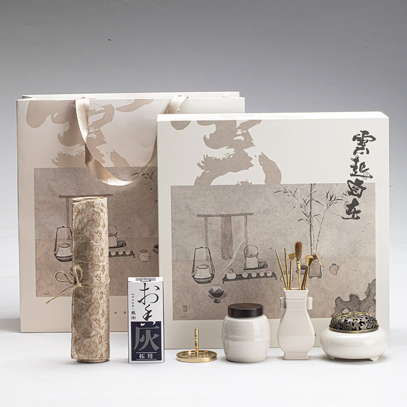 Chinese incense burner gift set