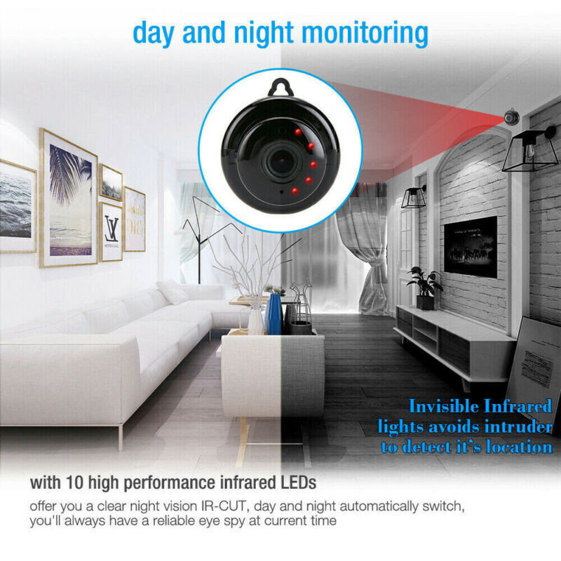 Wireless home security camera