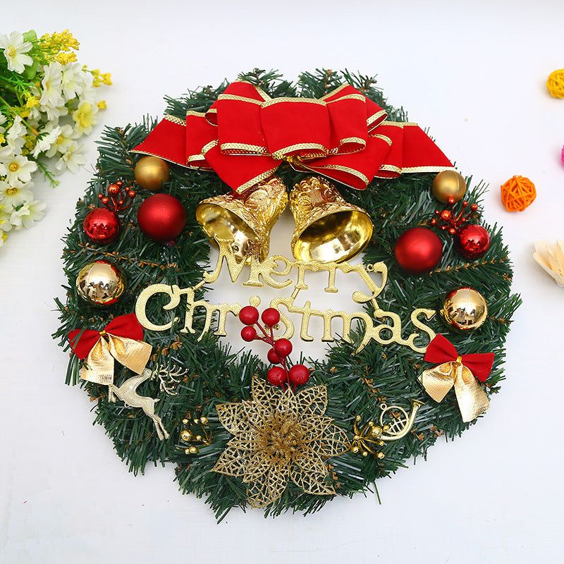 Christmas wreath wall decoration