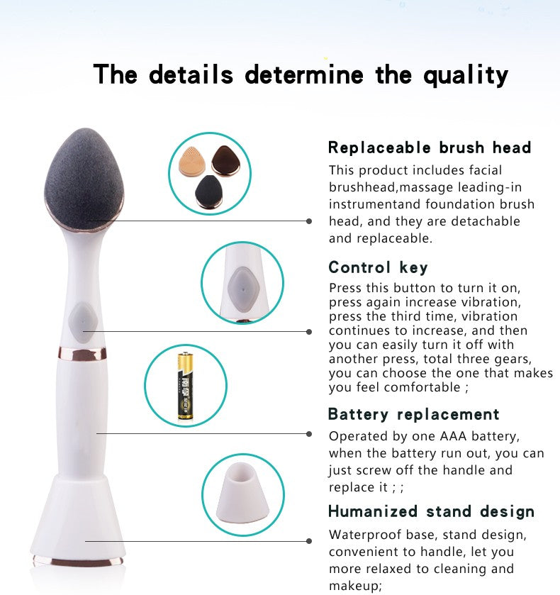 Multifunctional face wash brush