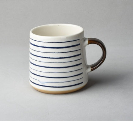 Vintage breakfast ceramic mug