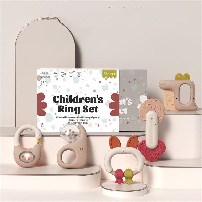 Baby rattle teether set