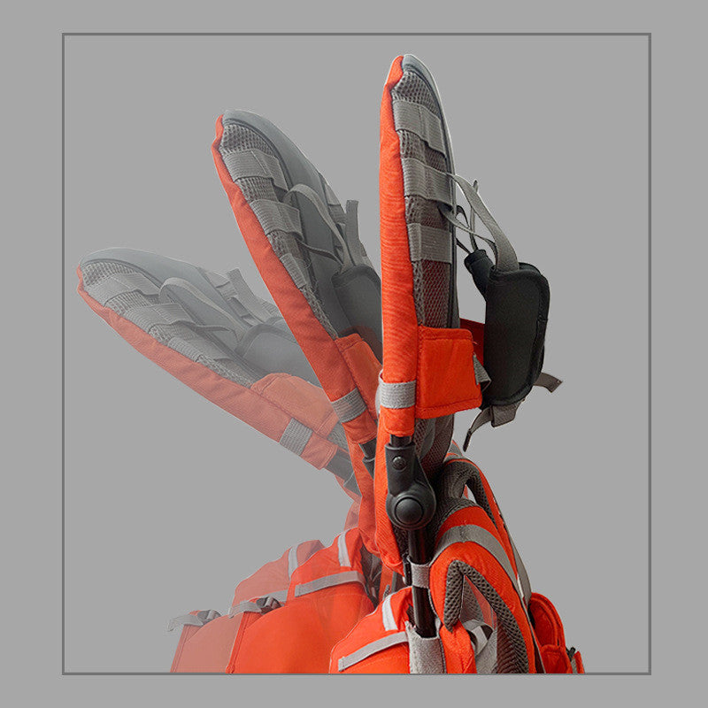 Hiking backpack with baby carrier