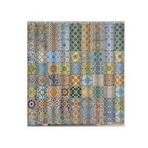 Creative waterproof bathroom curtains