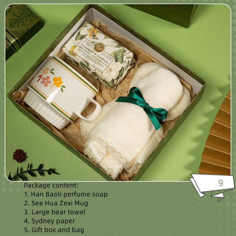 Relaxing spa tea set