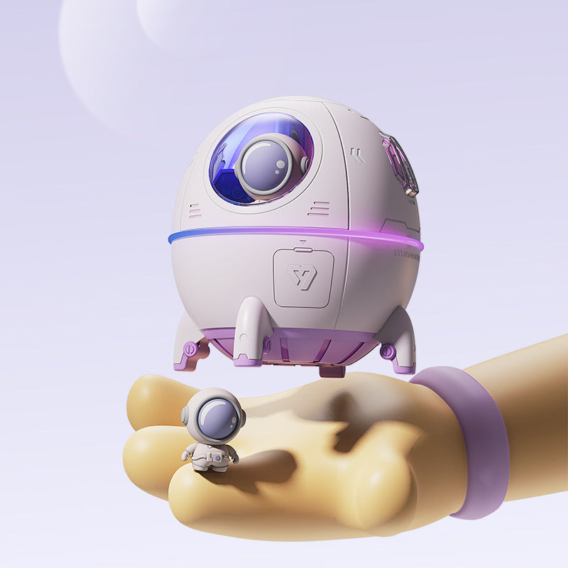 Silent humidifier with night light