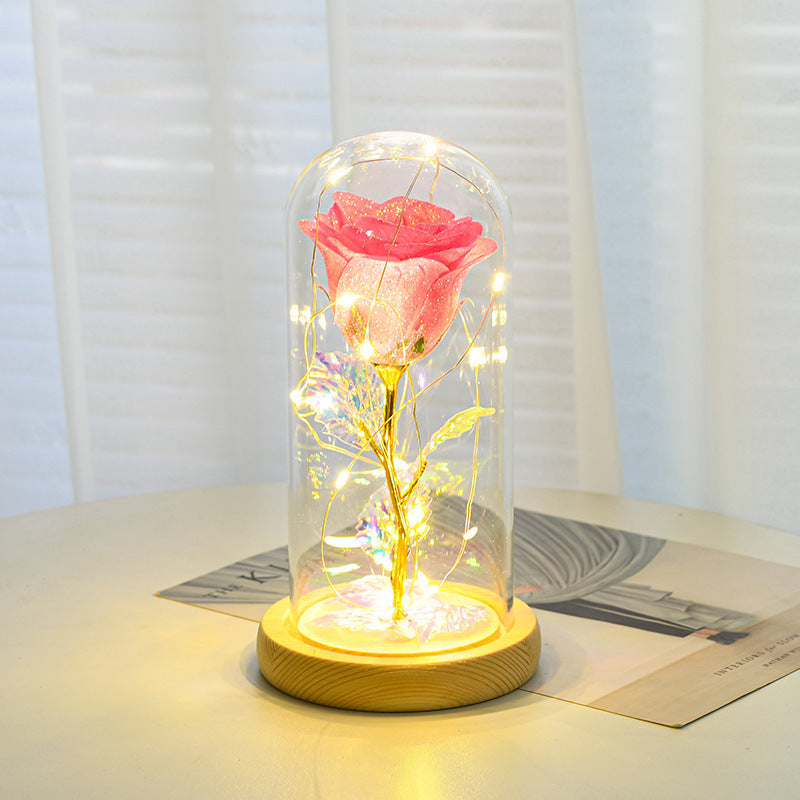 Eternal Rose in glass cover with LED