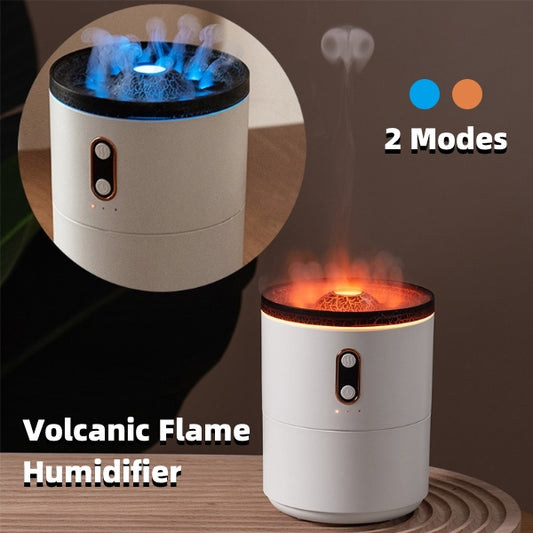 Aroma humidifier volcanic flame