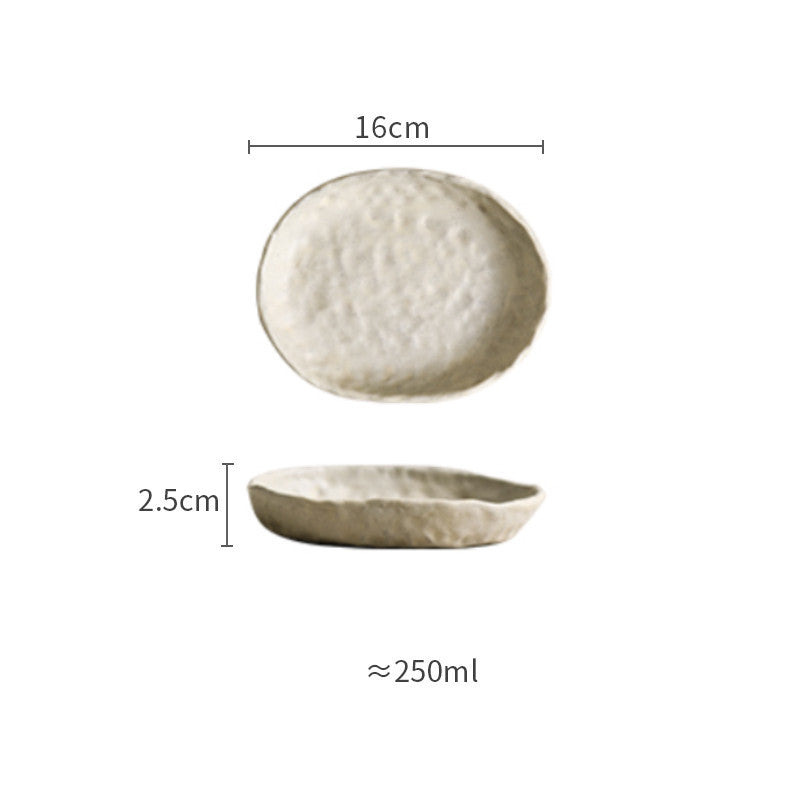 Japanese hand-kneaded tableware set