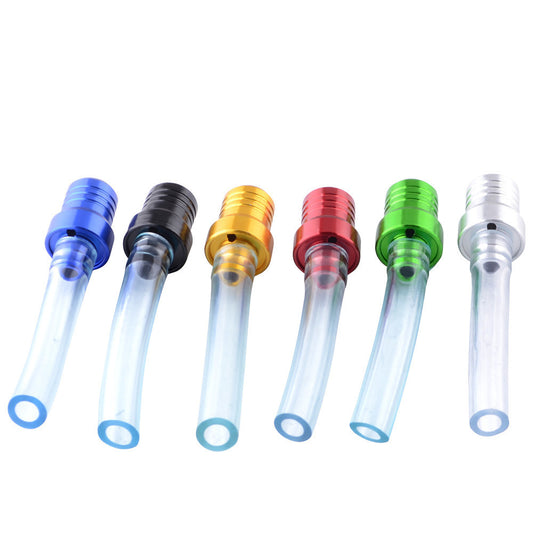 Motorcycle fuel tank vent pipe