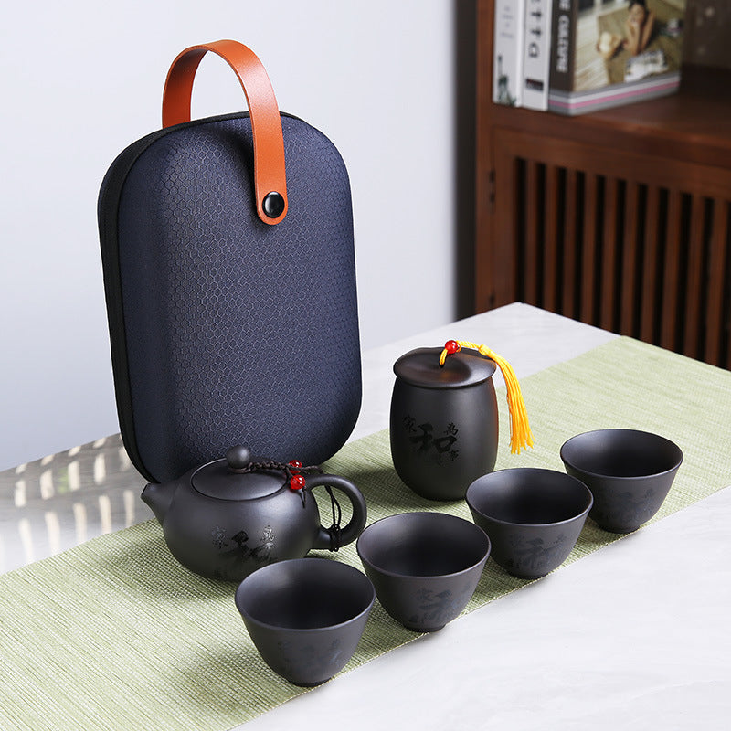 Portable tea set for travel