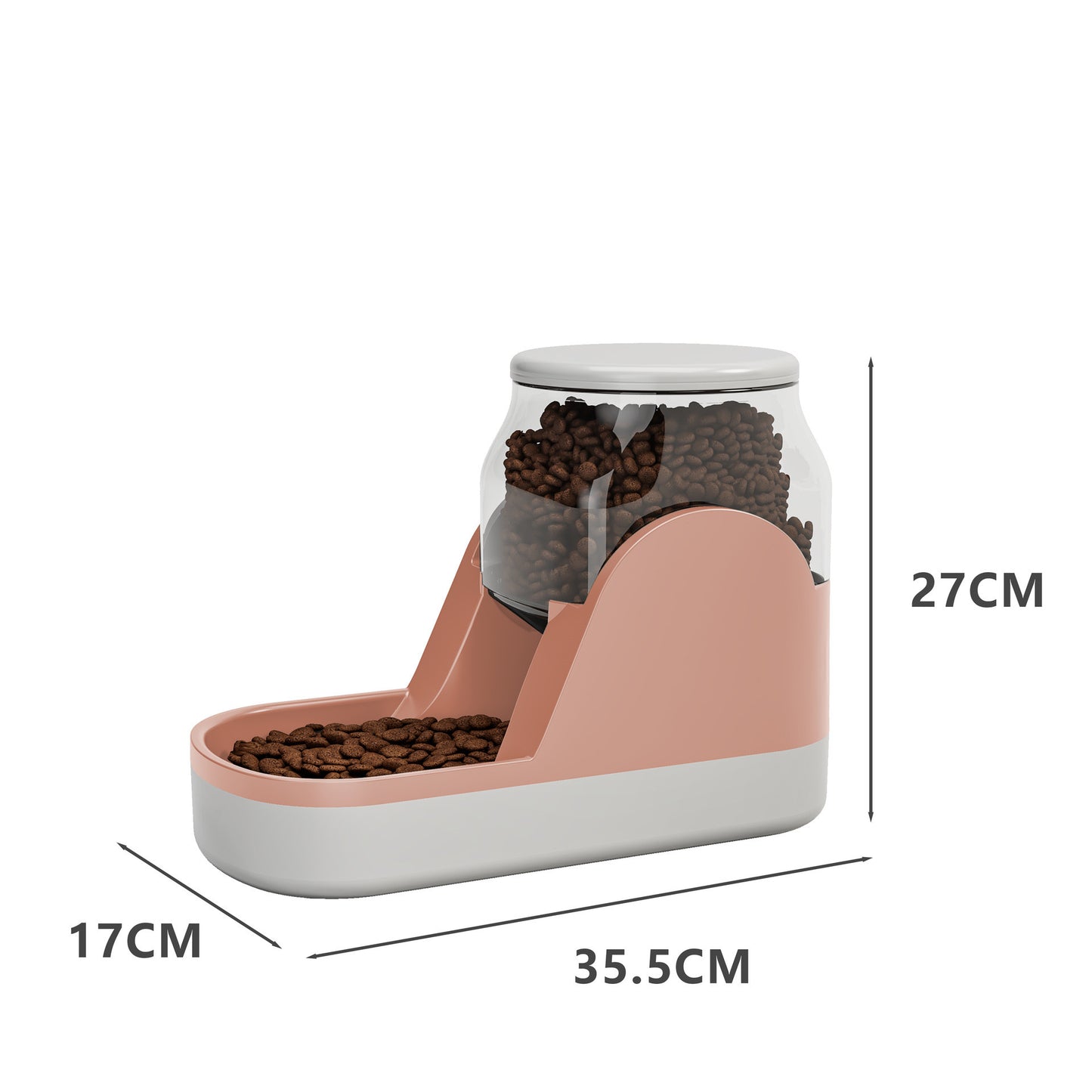 Pet feeding dispenser