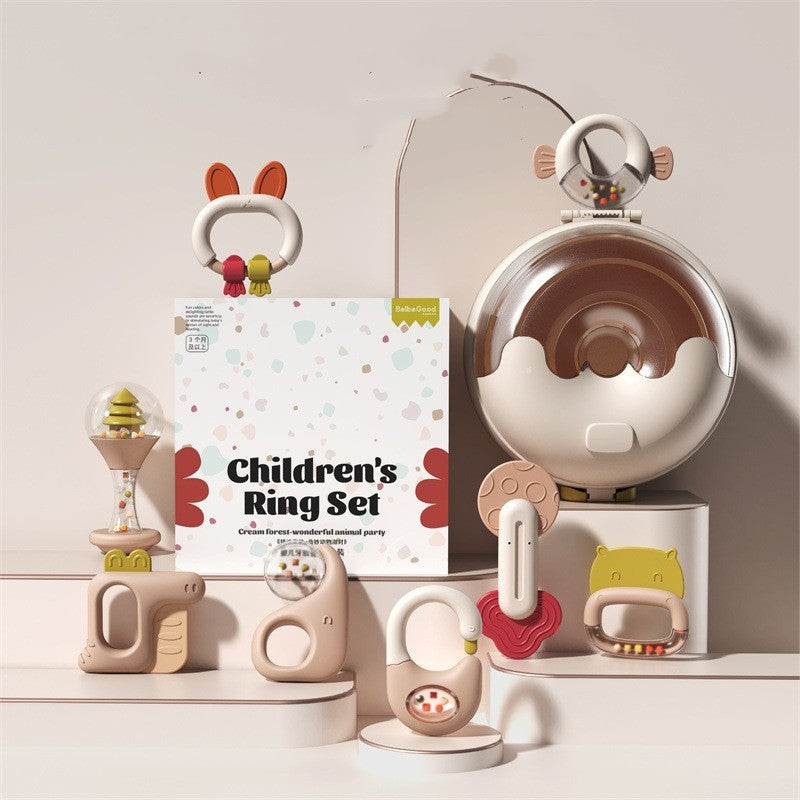 Baby rattle teether set