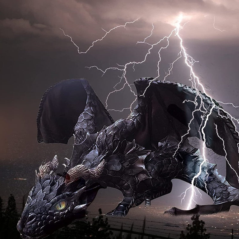 Handmade dragon statue