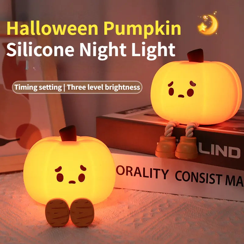 Halloween pumpkin night light