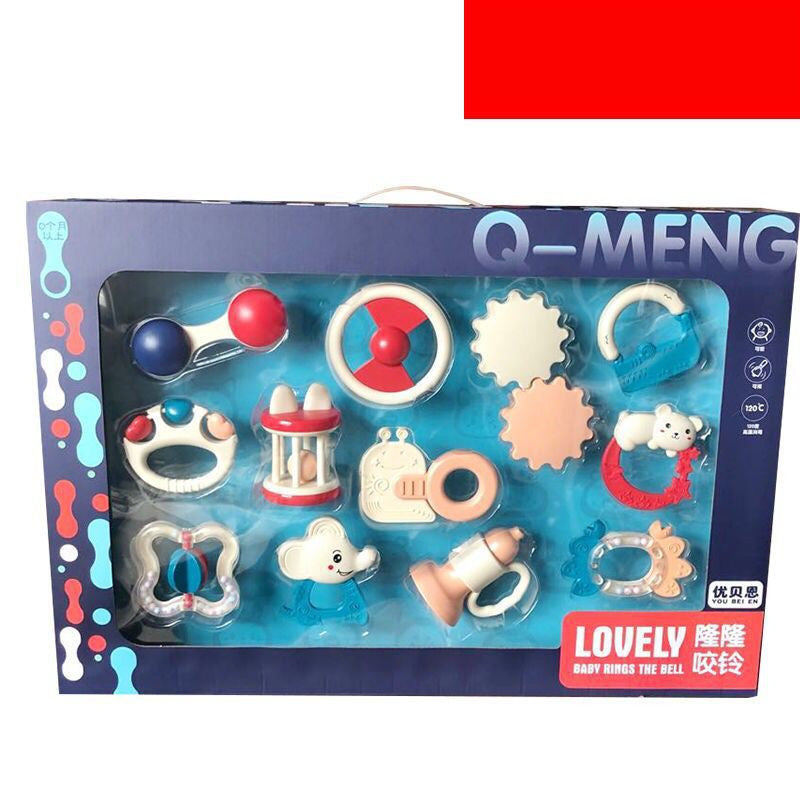 Baby teether rattle set