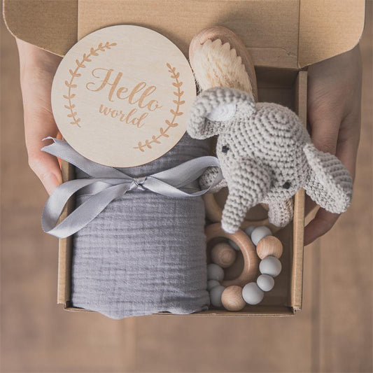 Newborn baby essentials gift set