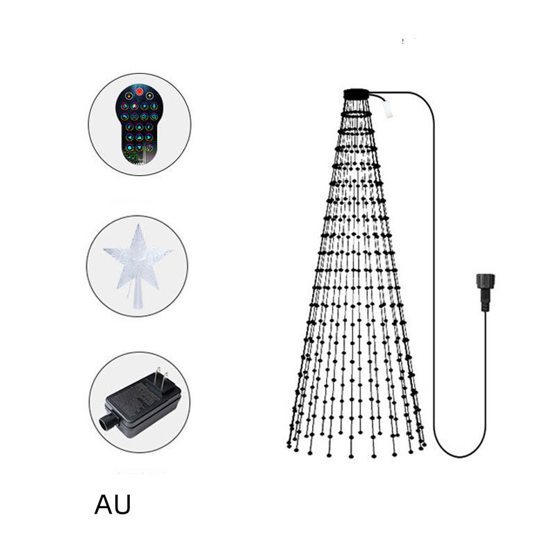 Christmas tree atmosphere lights