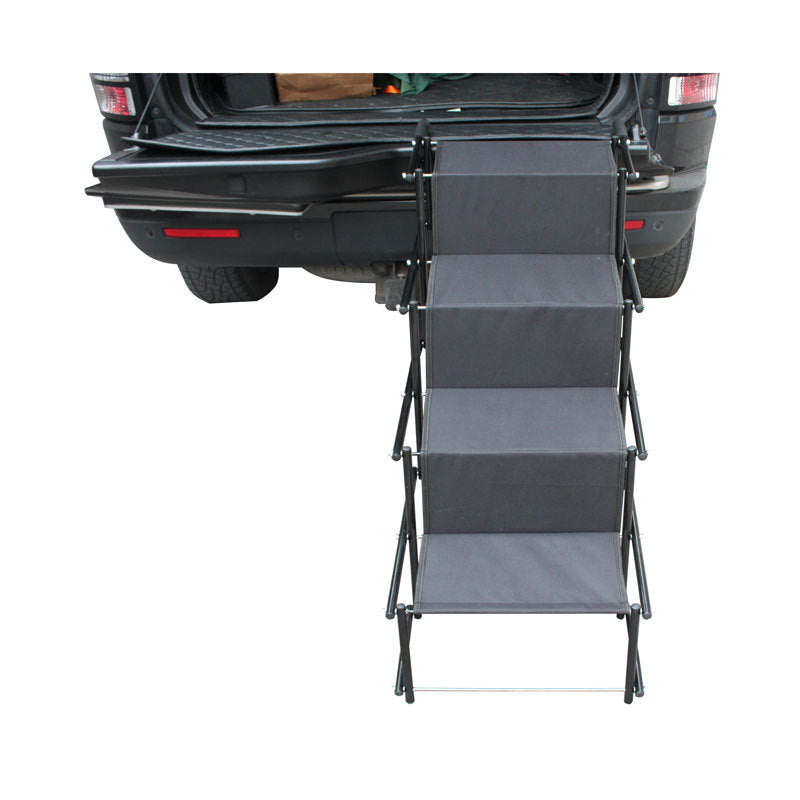 Car folding ladder for dogs