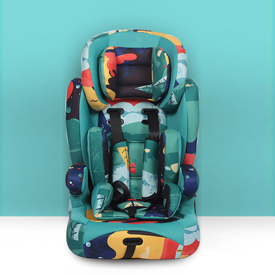 Colorful baby car seats