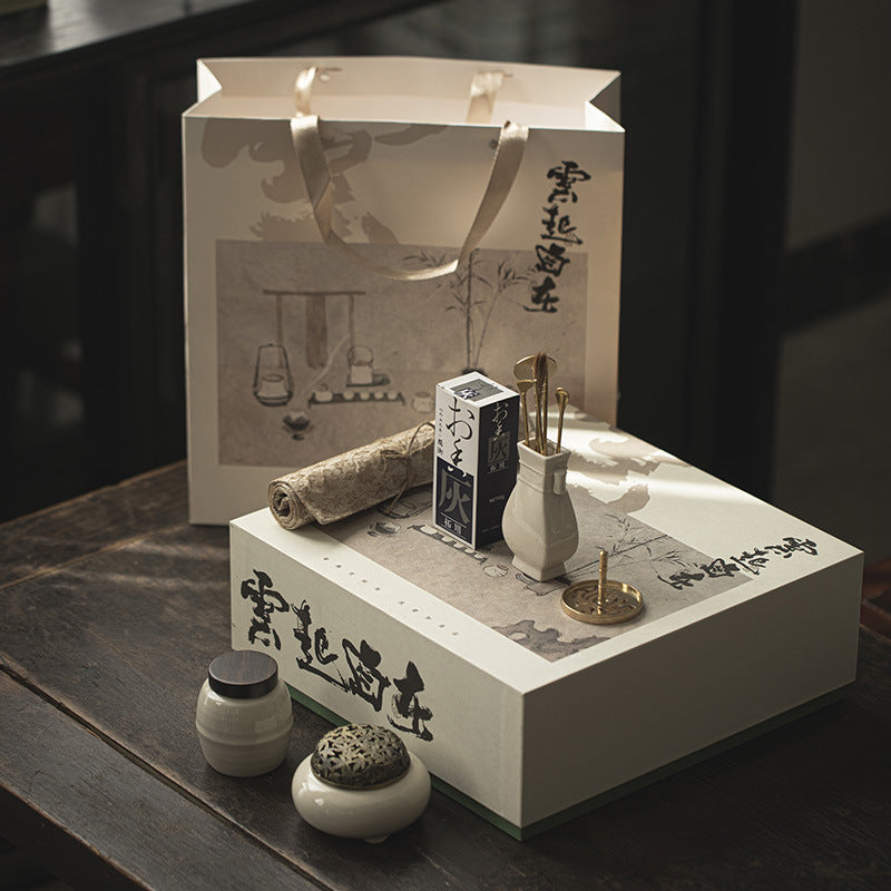Chinese incense burner gift set