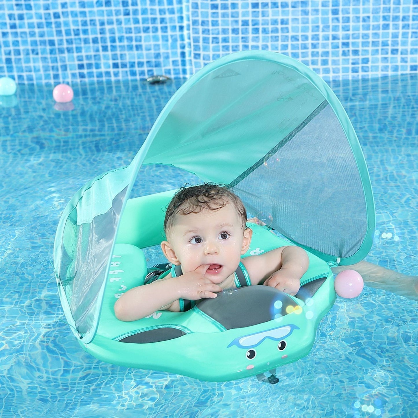Non-inflatable swim ring for baby