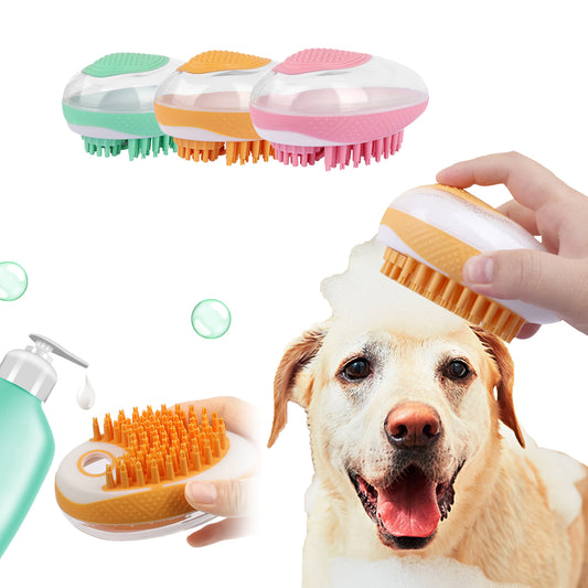 2 in 1 Bath Brush and massage comb for dogs