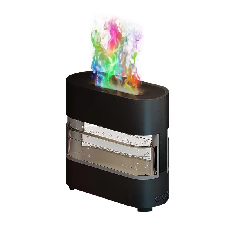 Humidifier with colorful mist