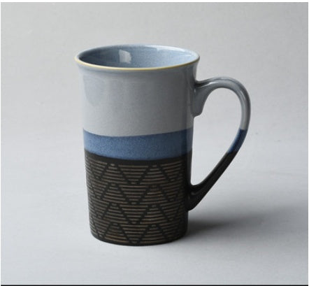 Vintage breakfast ceramic mug