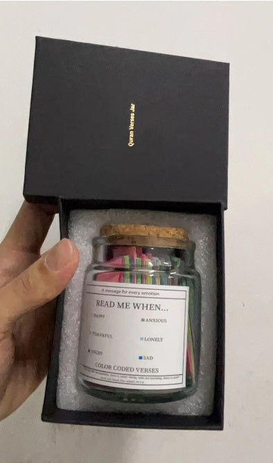 Bible verse jar gift set