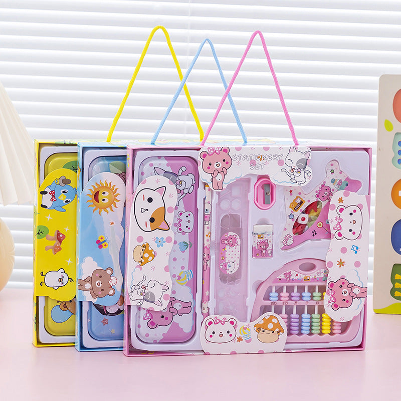 Cartoon school supplies set for kids