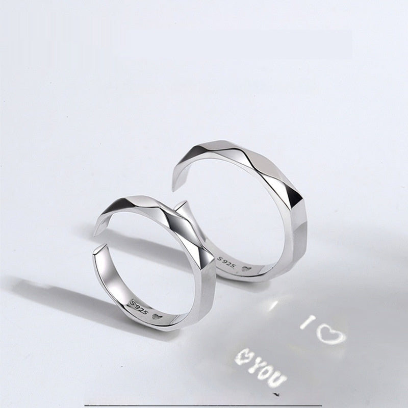 Couple ring set with projection
