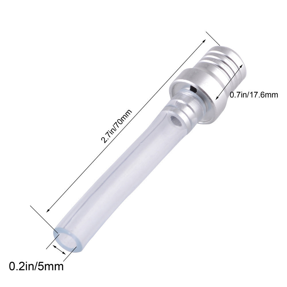 Motorcycle fuel tank vent pipe