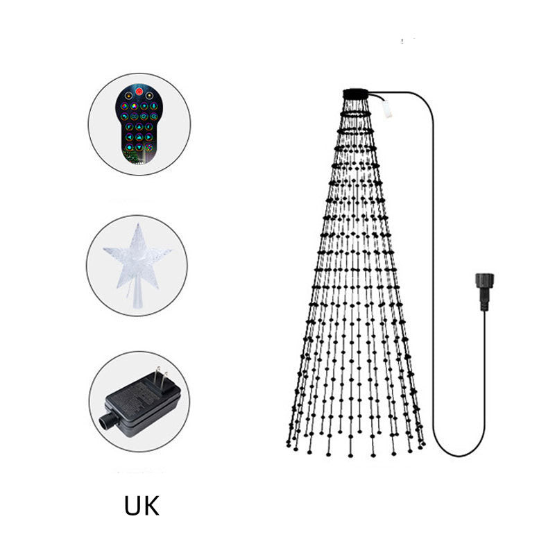 Christmas tree atmosphere lights