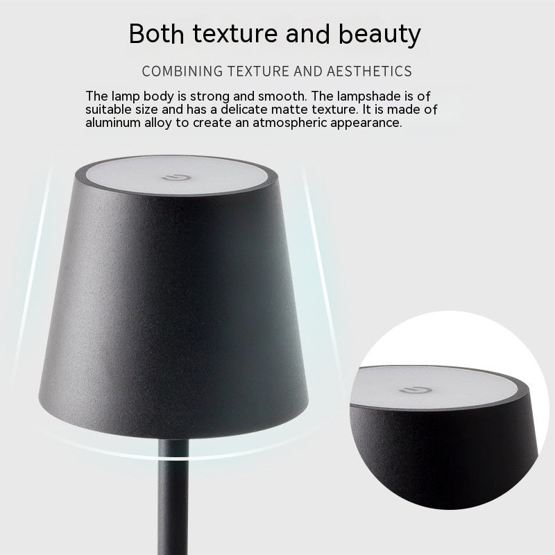 Table lamp with touch dimmable