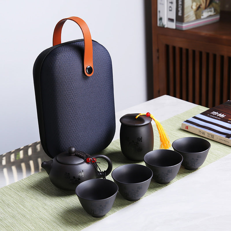 Portable tea set for travel