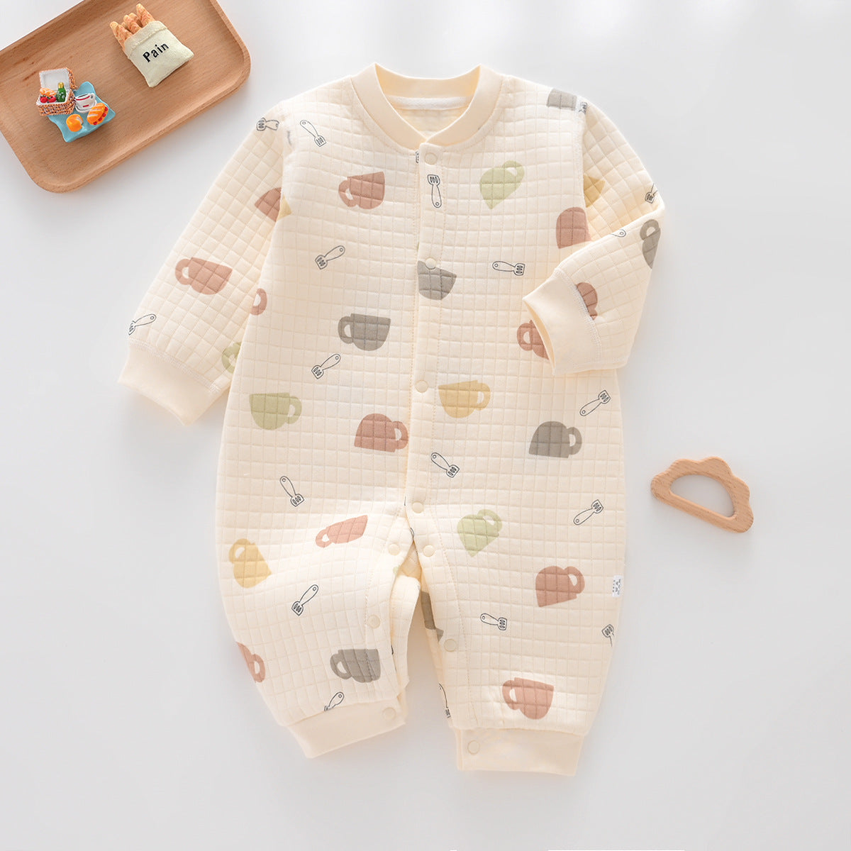 Baby cotton jumpsuit
