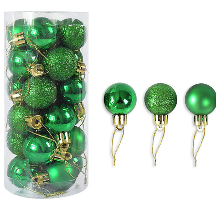 Christmas decoration balls shiny matte